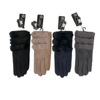 Rękawiczki zimowe damskie      031123-7723  Roz  M-L  Mix kolor  